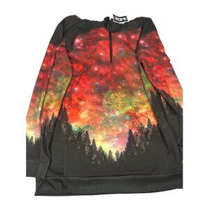 IEDM.Com Galaxy Hoodie Pullover Hiippie Woods Rasta Unisex Sz XL NWT